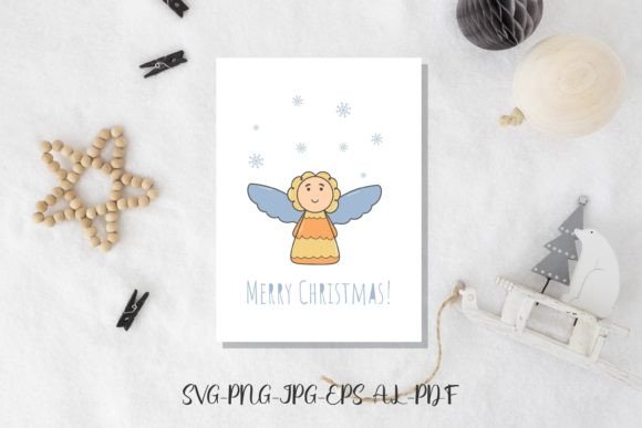 Christmas Card with an Angel: Illustrations Review