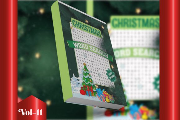 Christmas Word Search for KDP Vol-11: Illustrations