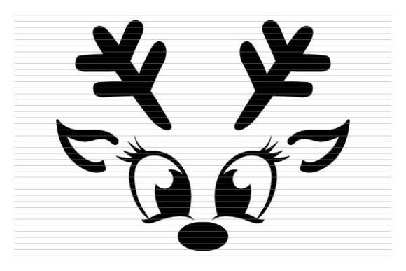 Cute Reindeer Illustrations for Holiday Designs