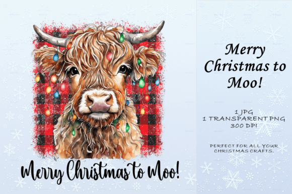 Merry Christmas to Moo Illustrations