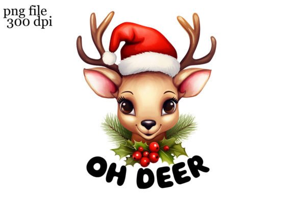 Oh Deer Christmas: Festive Illustrations for Bloggers