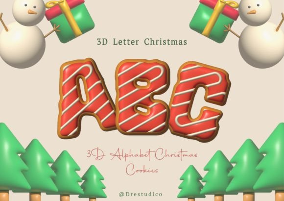 Review: Christmas Cookies 3D Alphabet Element