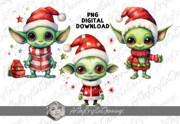 Review: Christmas Holiday Space Alien Design PNG