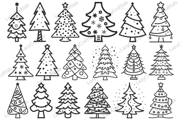 Review: Christmas Tree Outline Vector Art SVG