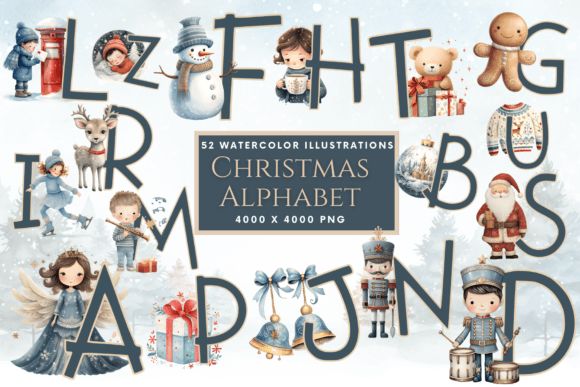 Review: Illustrated Christmas Alphabet for Sellers