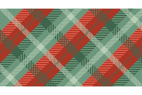 Reviewing Christmas Tartan Plaid Vector Illustrations